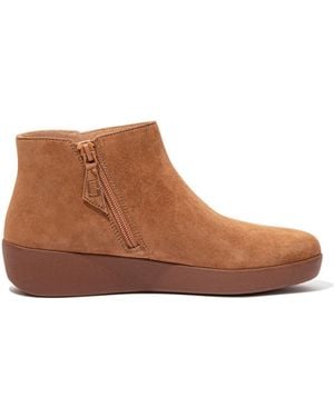Fitflop Sumi Suede Ankle Boots Size 3 - Brown