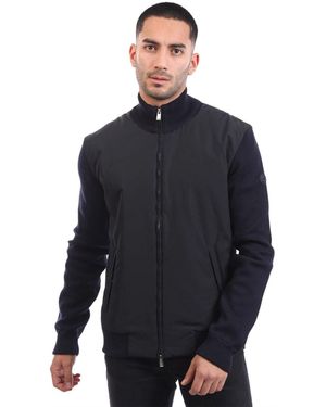 BOSS Ibaio Regular Fit Hybrid Jacket - Blue