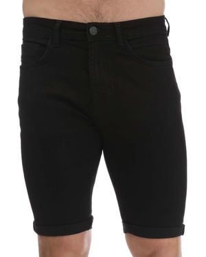 Duck and Cover Zeki Denim Shorts - Black