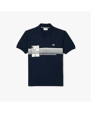 Lacoste Made Classic Fit Polo Shirt - Blue