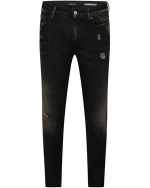Replay Luz Skinny Fit Jeans - Black