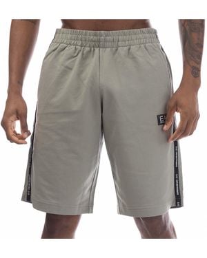 EA7 Logo Tape Shorts - Grey