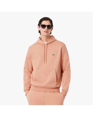 Lacoste Cotton Fleece Hoodie - Pink
