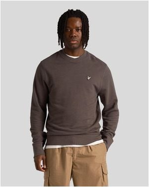 Lyle & Scott Utility Loop Back Sweatshirt - Brown