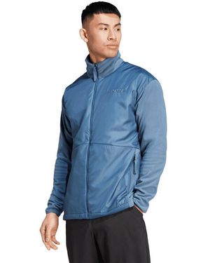 adidas Terrex Multi Wind Fleece Jacket - Blue