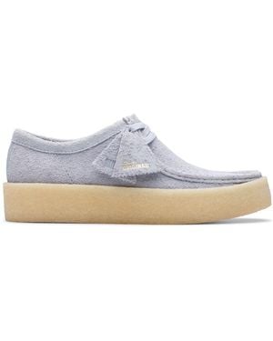 Clarks Wallabee Cup Suede Shoes Size 6 - White