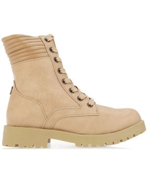 Blowfish Athena Lace Up Boots - Natural