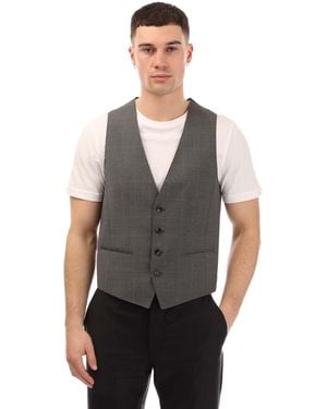 BOSS Huge6 Waistcoat - Grey