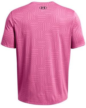 Under Armour Vent Geotessa Short Sleeve T Shirt - Pink