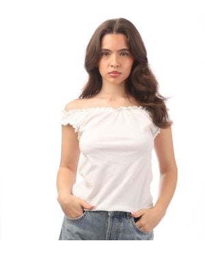 Nobody's Child Bardot Top - White