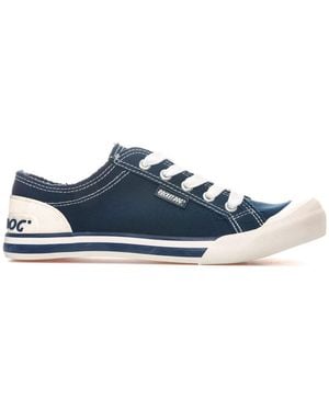 Rocket Dog Jazzin 8A Canvas Court Shoes - Blue