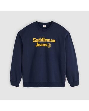 Levi's Relaxed Saddleman Crew Sweat - Blue