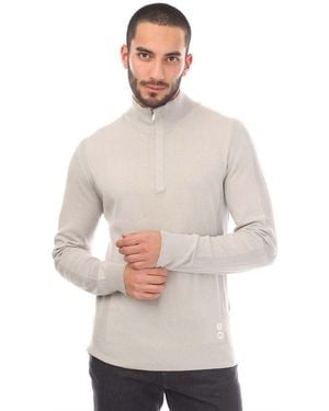 Belstaff Silk Blend Challenger Jumper - Grey