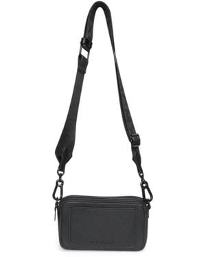 Steve Madden Brisa Cross Body Bag With Embossed Logo - Black