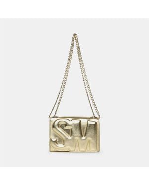 Steve Madden Bzoie Cross Body Bag With Chain - Metallic