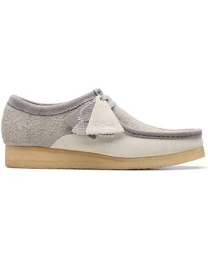 Clarks Wallabee Shoes Size 6 - White
