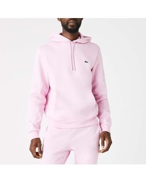 Lacoste Organic Cotton Hoodie - Pink