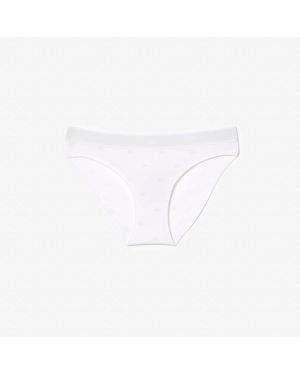 Lacoste Stretch Cotton Briefs - White