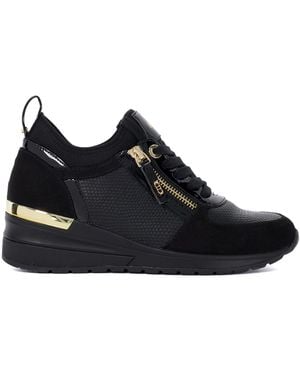 Dune Eilisia Wedge Trainers Size 5 - Black