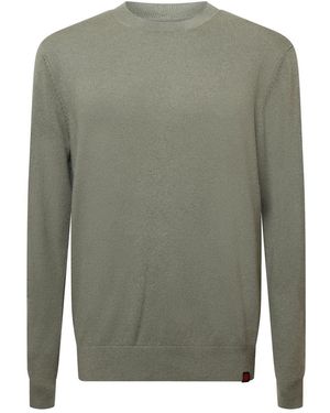 Jack & Jones And Brooks Relaxed Fit Cashmere Blend Jumper Crew Sweatshirt - Green