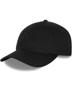 Lyle & Scott Tonal Eagle Baseball Cap - Black