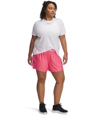 Under Armour Play Up 3In Shorts - Pink
