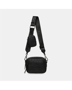 Steve Madden Blolla Rectangle Shape Sling Bag With Outer Pocket - Black