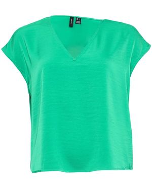 Vero Moda Marys Dana Satin Top - Green