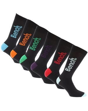 Bench 7 Pack Dress Socks - Black