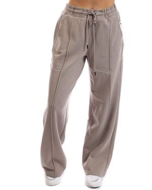 DKNY Embellished Logo Print Leg Pant - Brown