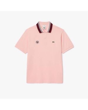 Lacoste Garros Sport Edition Umpire Polo Shirt - Pink