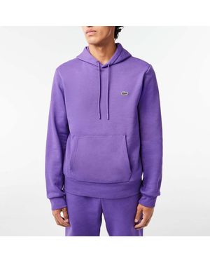 Lacoste Organic Cotton Hoodie - Purple