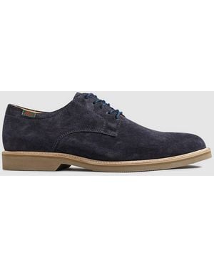G.H. Bass & Co. Pasadena Suede Buck Shoes - Blue