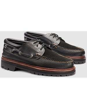 G.H. Bass & Co. 1876 Ranger Camp Moc Shoes - Black