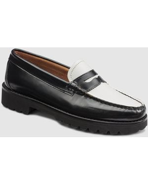 G.H. Bass & Co. Whitney Lug Weejuns Loafer Shoes - Black