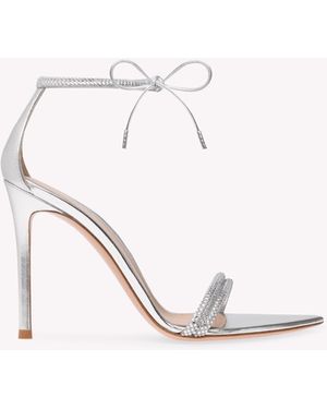 Gianvito Rossi Montecarlo, Sandals, , Praline Suede - White