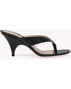 Gianvito Rossi Sofia Thong, Sandals And Mules - Natural
