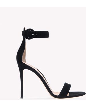 Gianvito Rossi Portofino 105, Sandals And Mules - Black