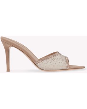 Gianvito Rossi Rania Mule 85 - Natural