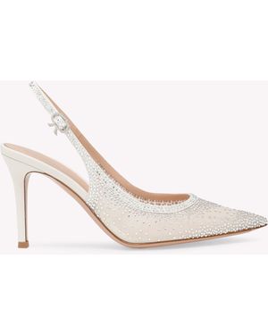 Gianvito Rossi Regina 85, Court Shoes - White