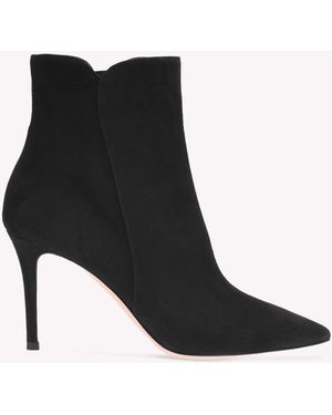 Gianvito Rossi Levy 85 Booties - Black