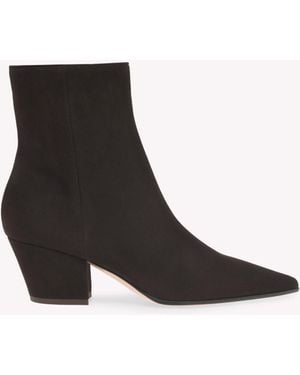Gianvito Rossi Keinna Bootie 55, Marron - Blanc