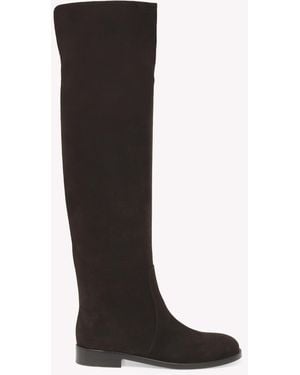 Gianvito Rossi Zayne, Marron - Noir
