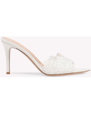 Gianvito Rossi Yvonne Mule, Sandals And Mules - Natural