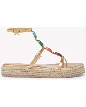 Gianvito Rossi Shanti Beach, Sandals And Mules - Natural