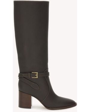 Gianvito Rossi Varenne 70, Marron - Noir
