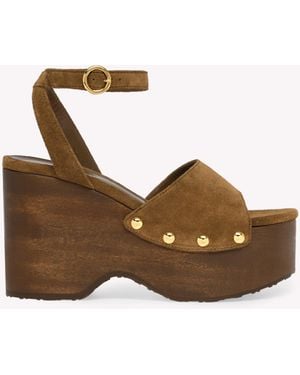 Gianvito Rossi Ardèa Wedge - Brown