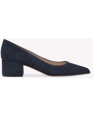 Gianvito Rossi Piper Pump 45, Court Shoes - Blue
