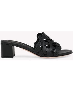 Gianvito Rossi Amalfi 45, Mules - Black