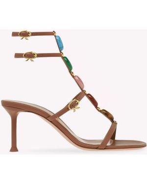 Gianvito Rossi Shanti 70, Sandals And Mules - Pink